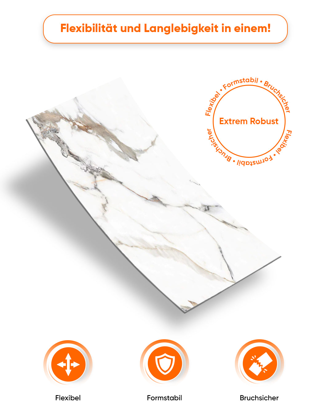 Marmoroptik Alternative zu Badfliese/Garden Of Eden V-04