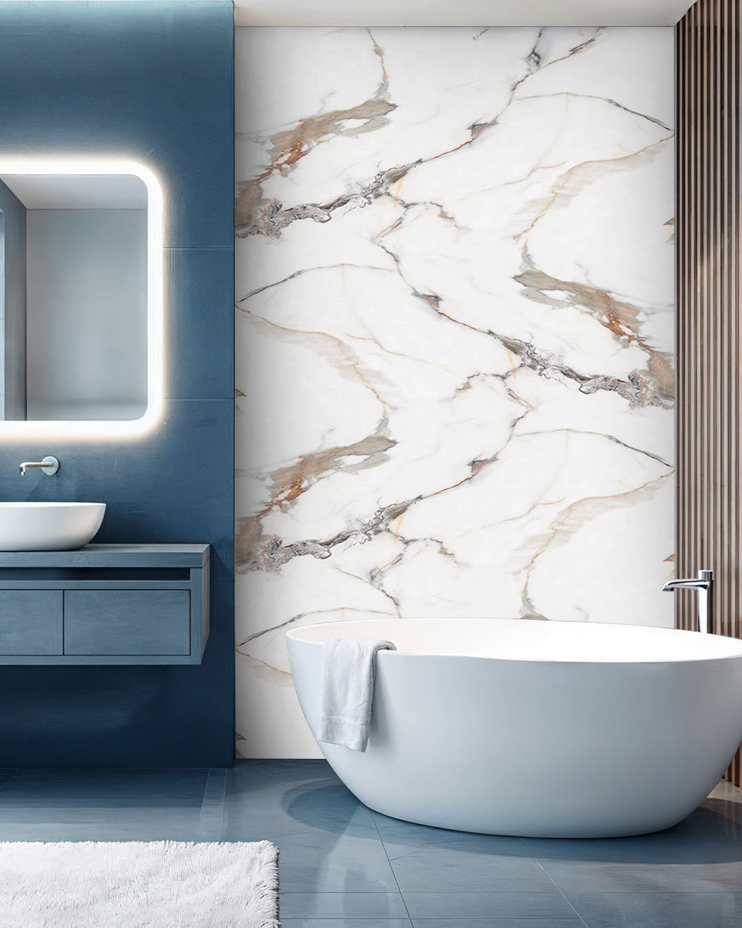 Marmoroptik Alternative zu Badfliese/Garden Of Eden V-04