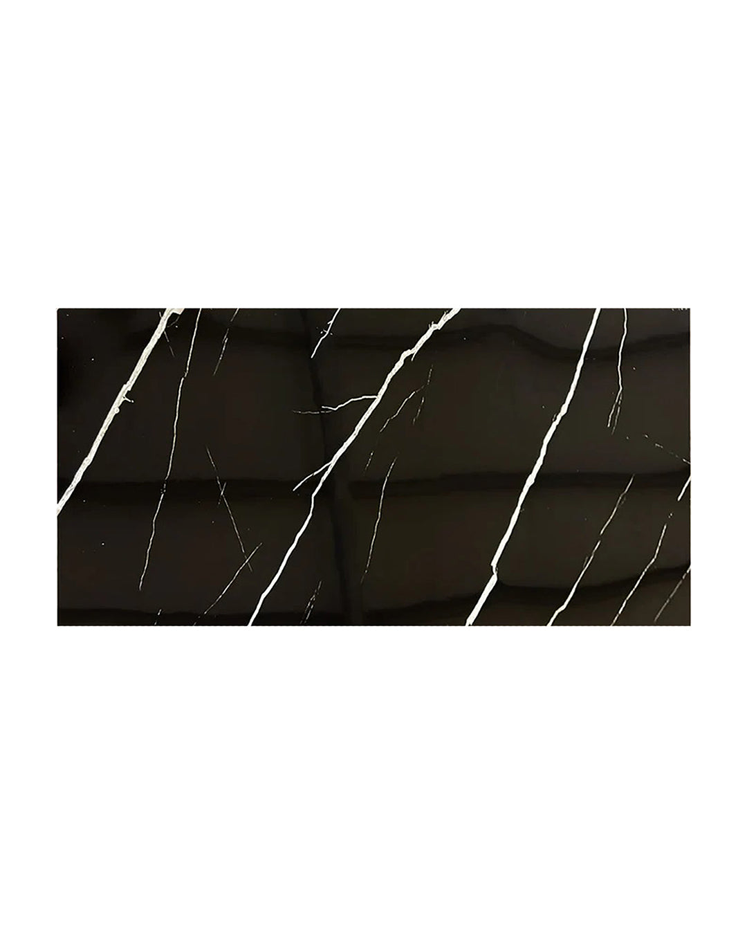 Marble Look Bathroom Tile Alternative/Black Lightning UV-02 120x60CM