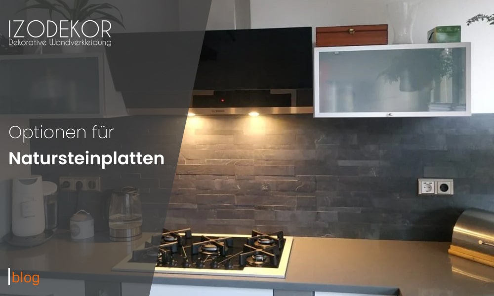 Optionen für Natursteinplatten