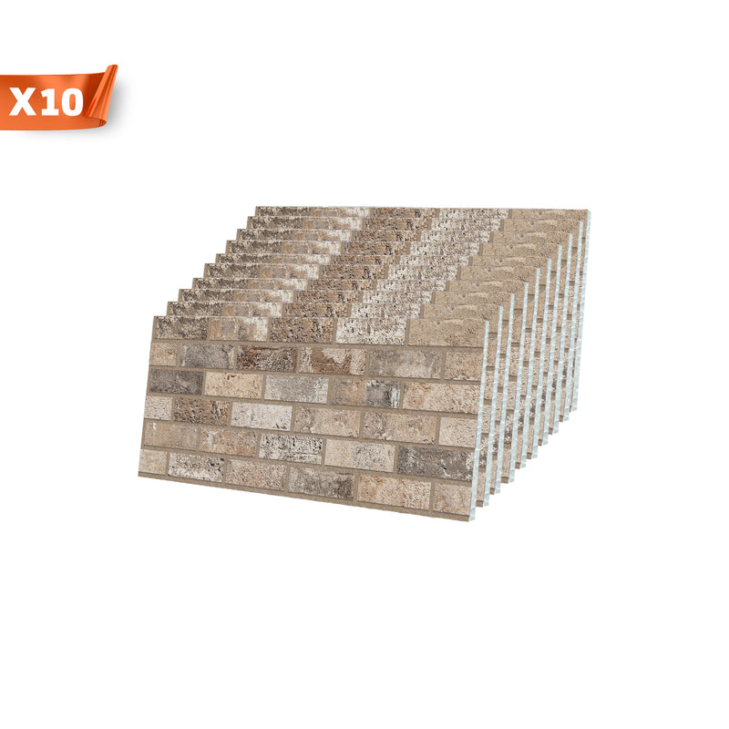 Beige dream T-1902 3D brick panels 