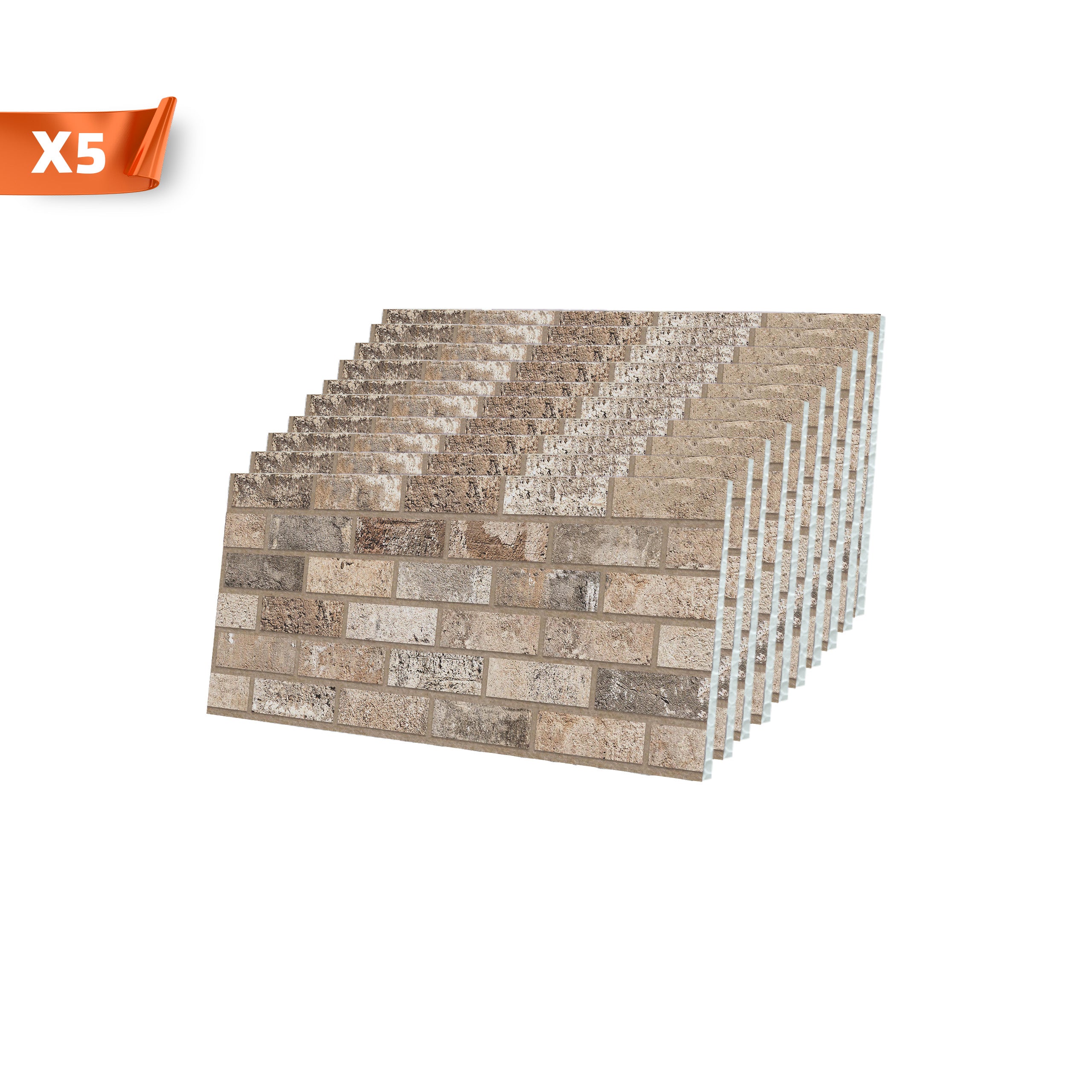 Beige Dream T-1902 3D Ziegelstein Paneele Wandverkleidung