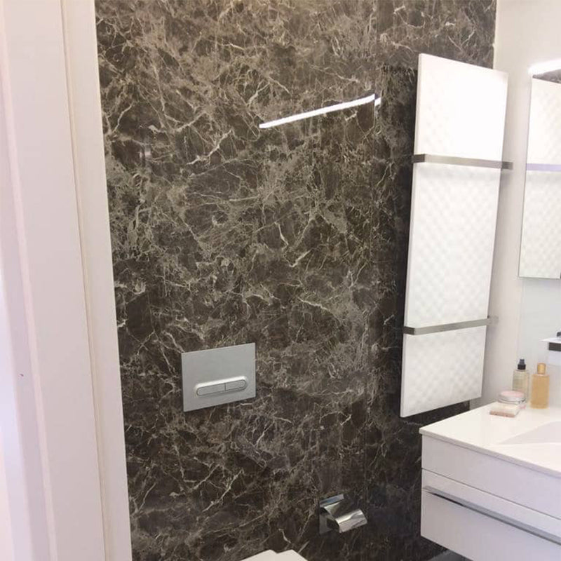 Marble look alternative to bathroom tile/kitchen tile Emperador Dark
