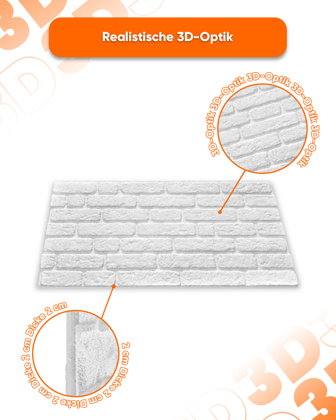 White Grey L-1702 – Wandverkleidung Steinoptik | 3D Wandpaneele aus Styropor