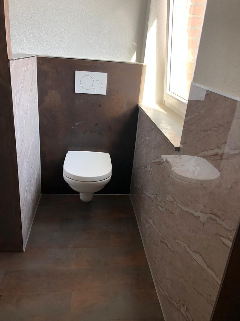 Marble Look Alternative Bathroom Tile/Kitchen Tile Bilecik Beige 244x122 cm