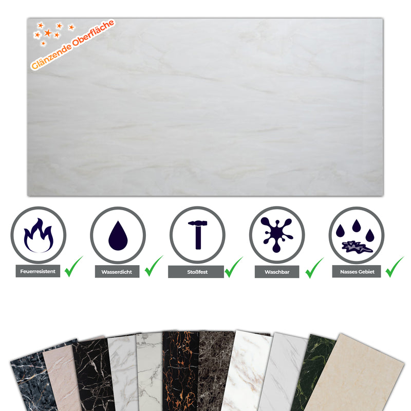 Marble look alternative to bathroom tiles/kitchen tiles Pearl