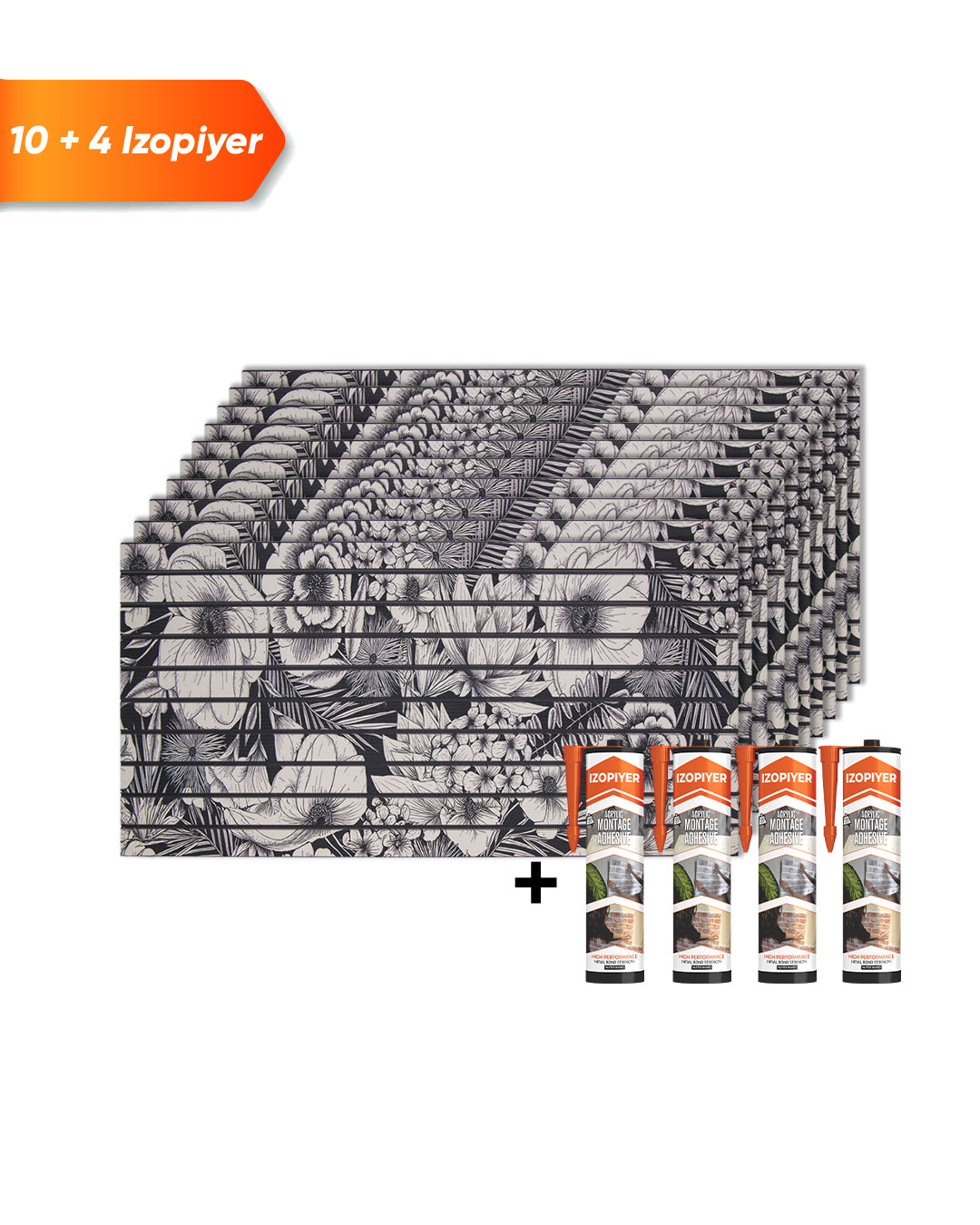 Houtstrip Look Panelen Artikel: AP-02 Wandbekleding 