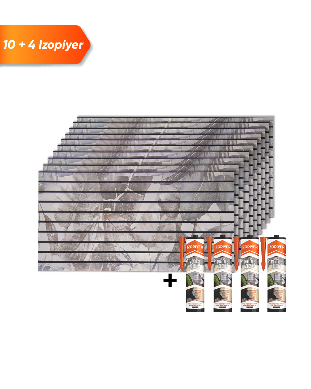 Houtstrip Look Panelen Artikel: AP-02 Wandbekleding 