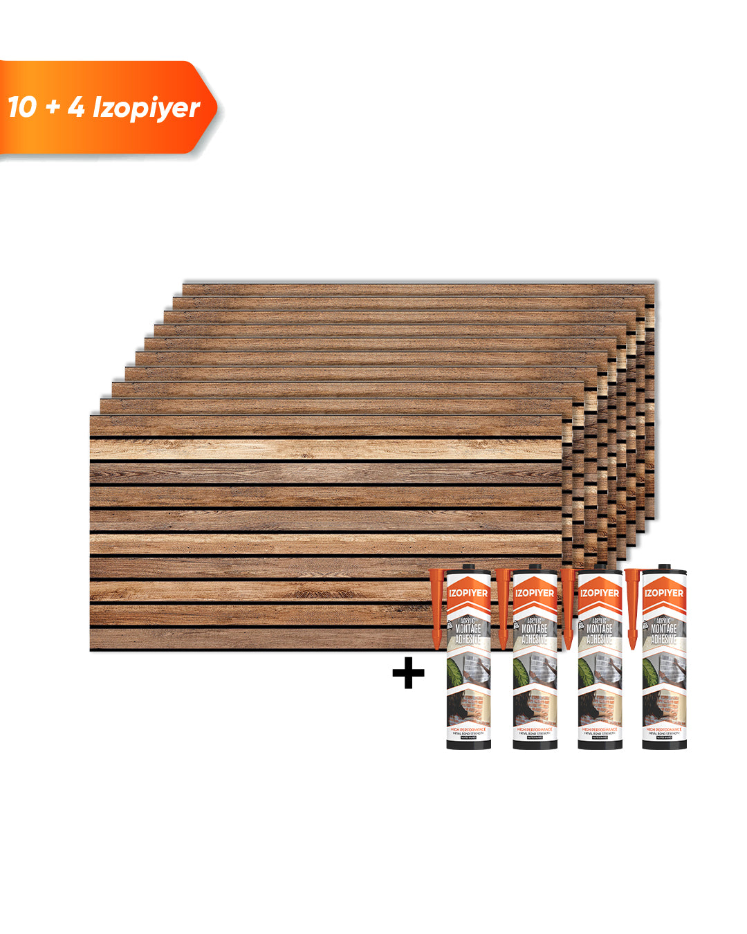 Panelen met houtstriplook Artikel: Donker hout AP-02 Wandbekleding