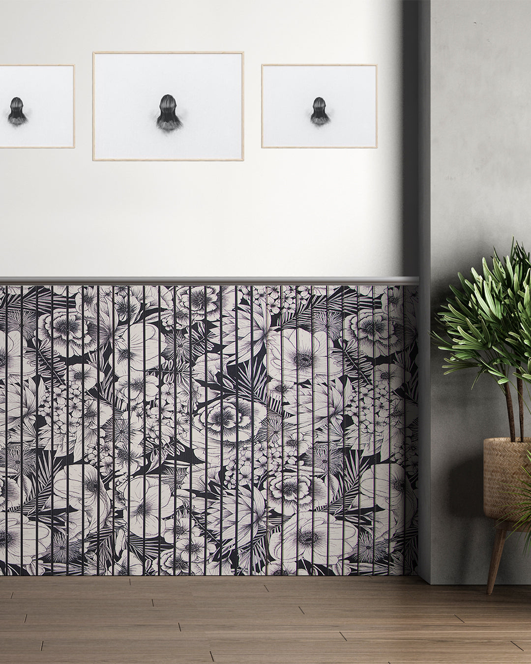 Houtstrip Look Panelen Artikel: AP-02 Wandbekleding 