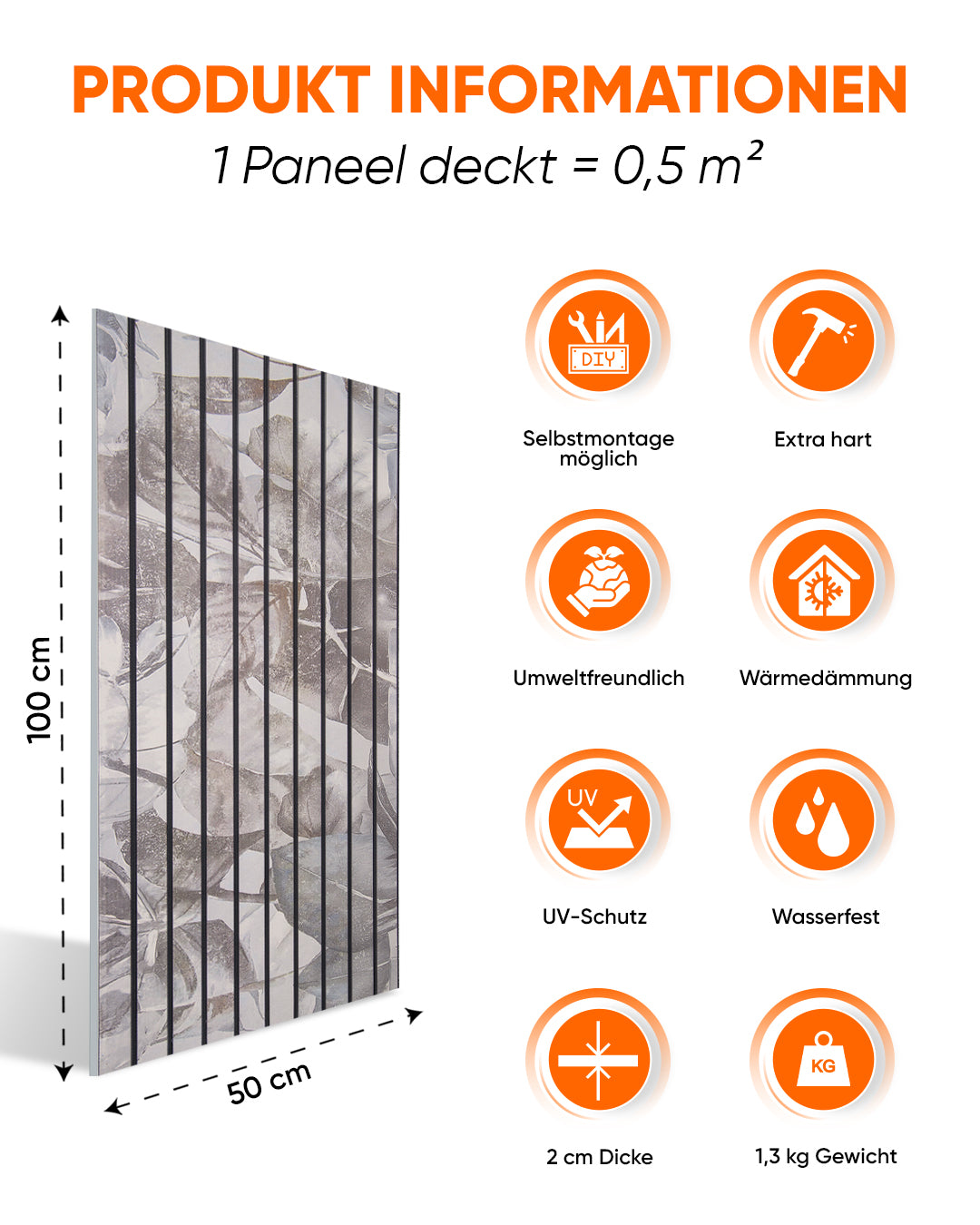 Holzleistenoptik-Paneele Artikel: Botanische Harmonie AP-72 Wandverkleidung