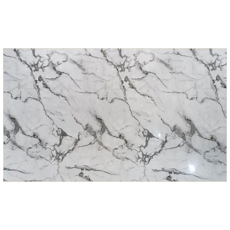 Marble-look alternative to bathroom tile/Arctic Breeze UV-13 244x122 cm