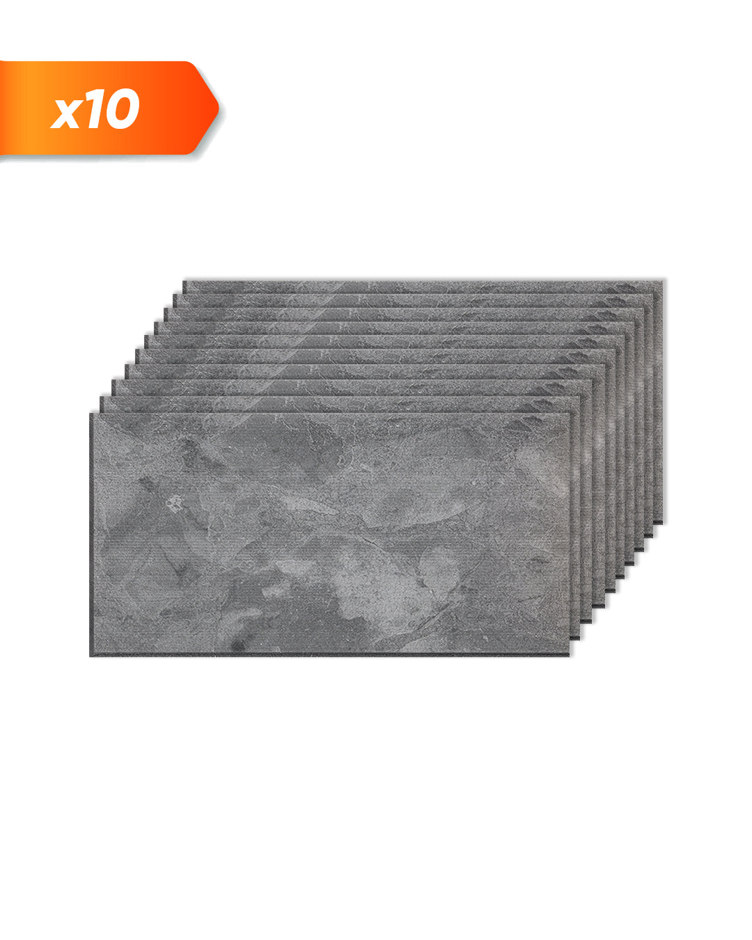 Wandverkleidung Betonoptik 50×100×2 cm | 3D Wandpaneele aus Styropor | Storm Grey Concrete AT-04