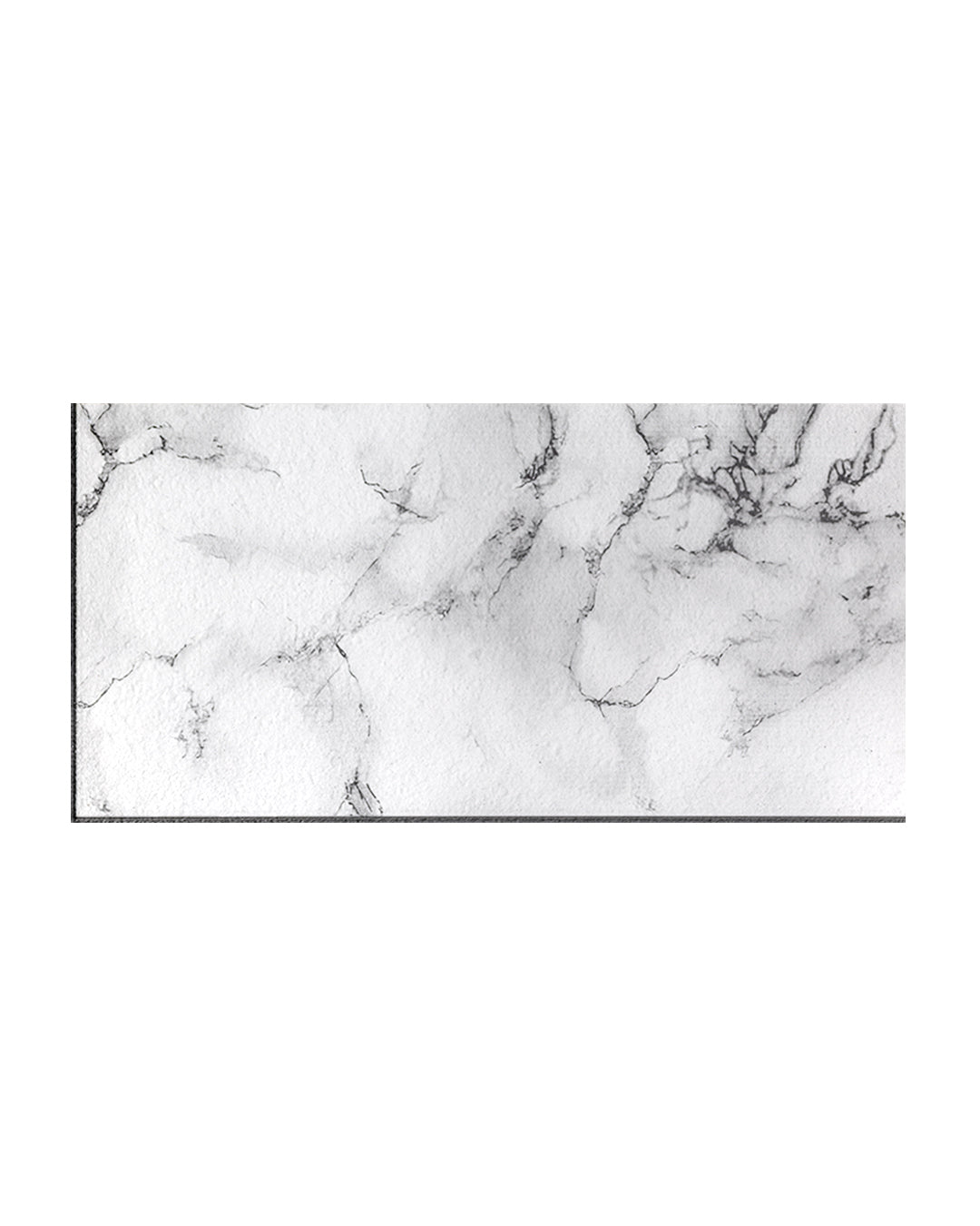 Wandverkleidung Marmoroptik 50×100×2 cm | 3D Wandpaneele aus Styropor | Carrara Weiß AT-05