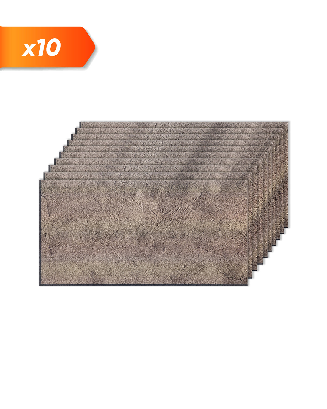 Wandverkleidung Betonoptik 50×100×2 cm | 3D Wandpaneele aus Styropor | Desert Concrete AT-25