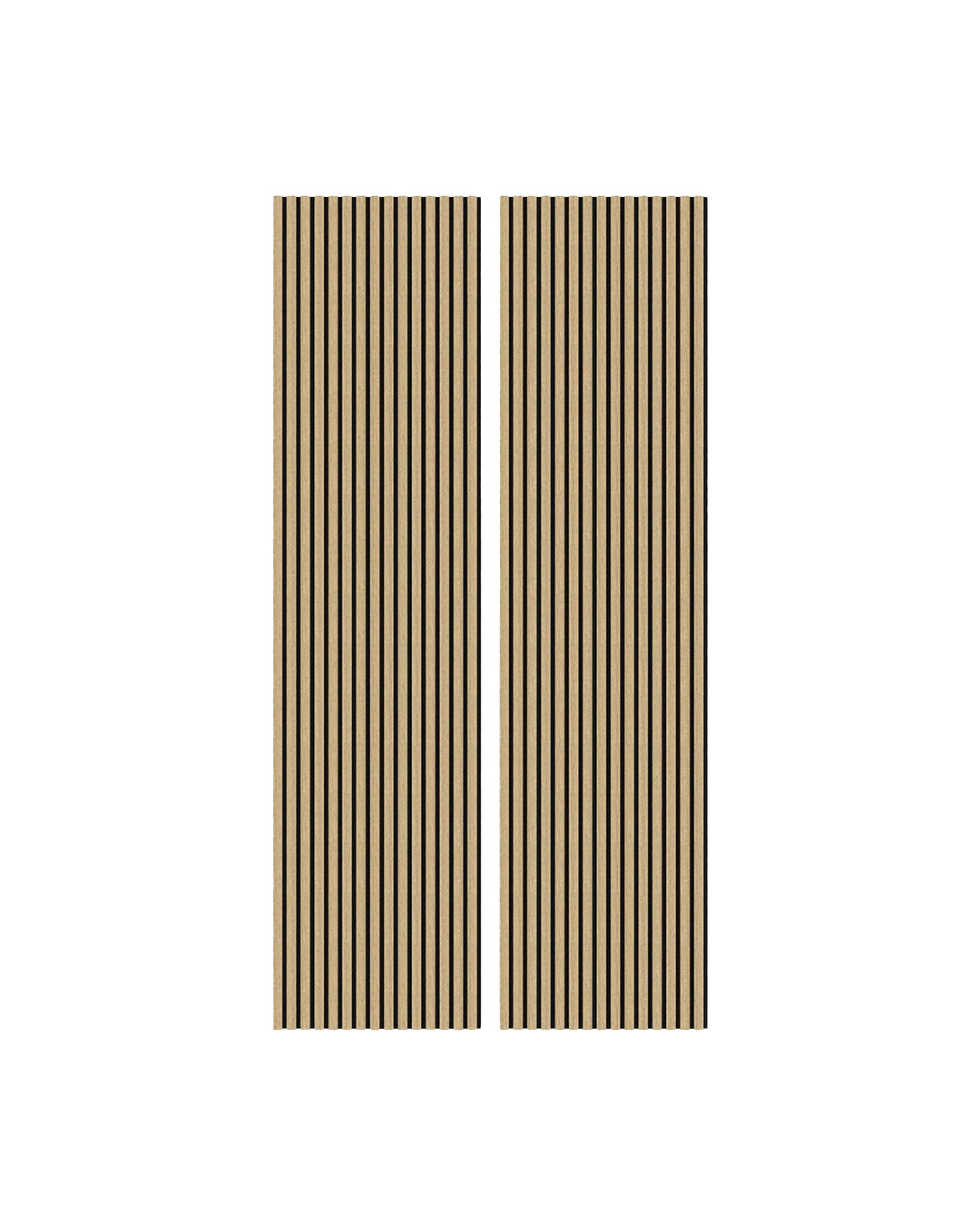 Akoestische wandpanelen van natuurlijk hout