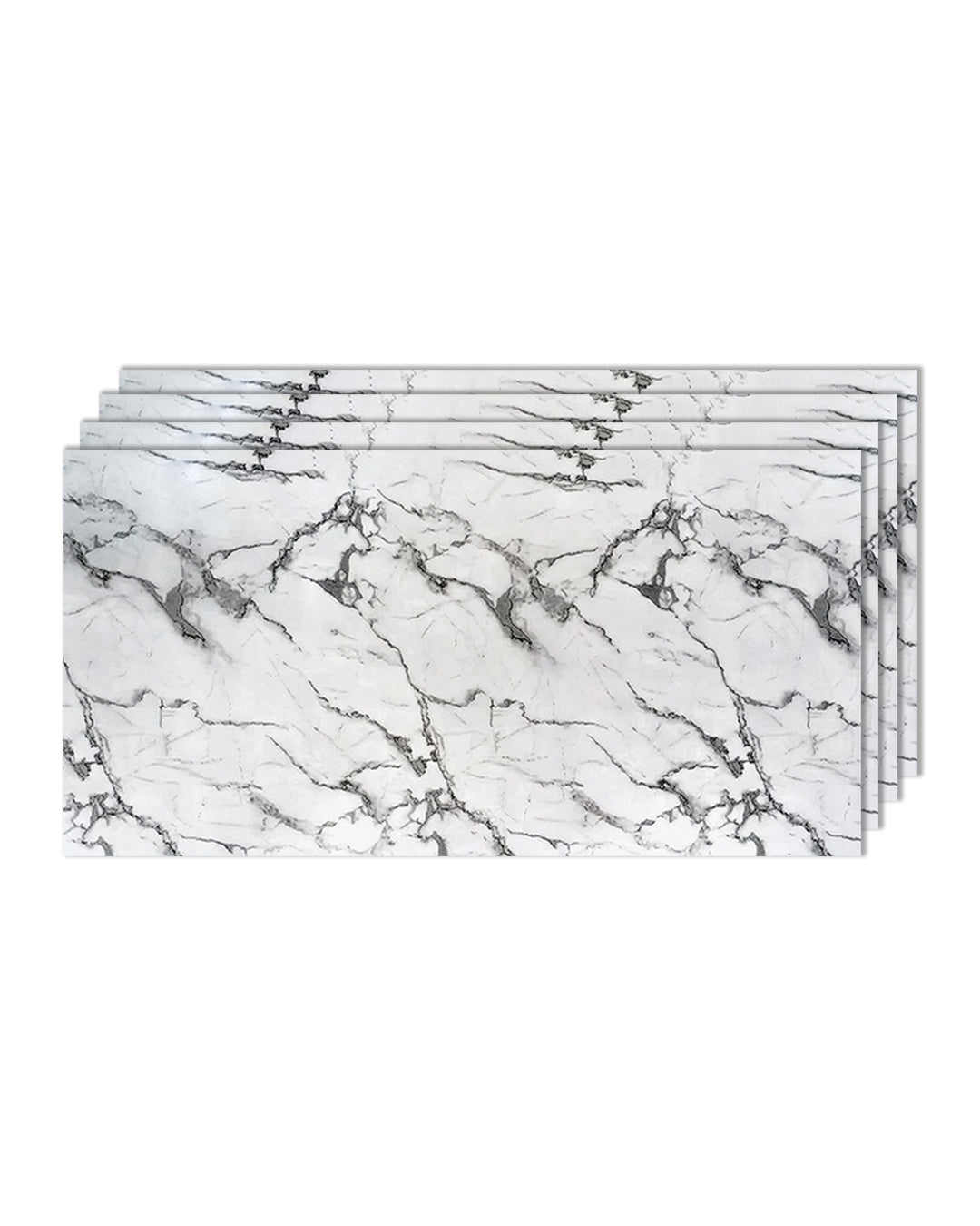 Wandpaneele Marmoroptik 122x244 cm | PVC Marmor Wandverkleidung in hellem Marmorlook