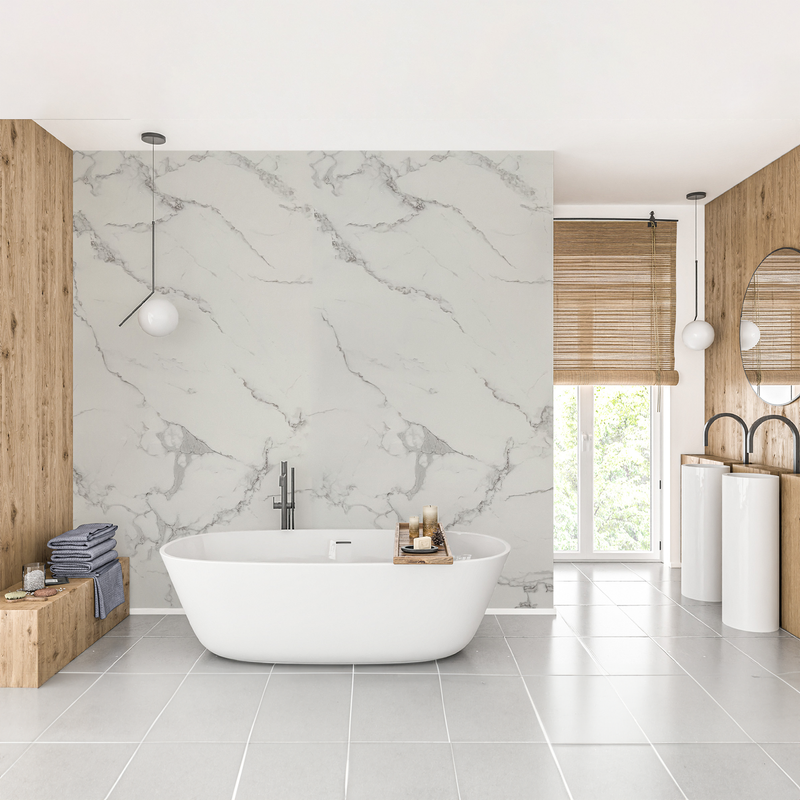 Marble look alternative to bathroom tiles/kitchen tiles Carrara