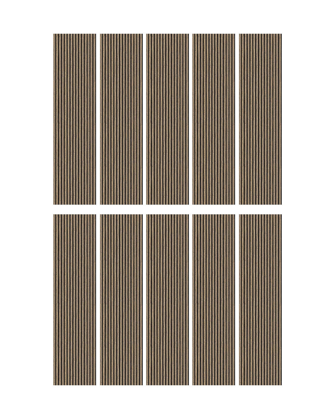 Akoestische wandpanelen van bamboehout