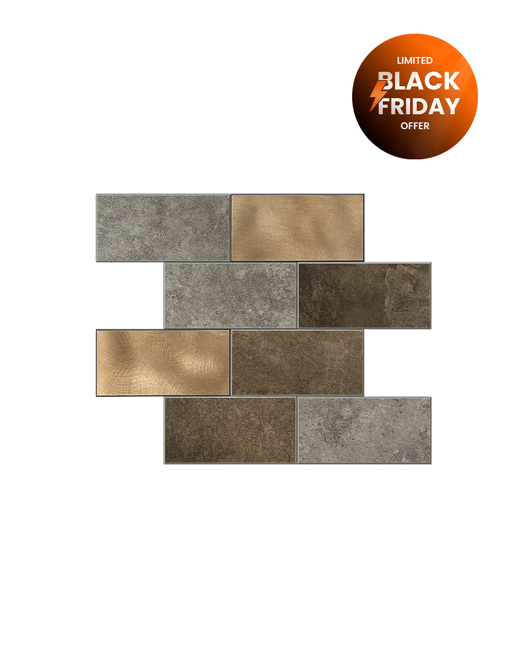 Mosaik-Wandfliesen, selbstklebende Wandfliesen | Mysterious Mosaics WJS-241