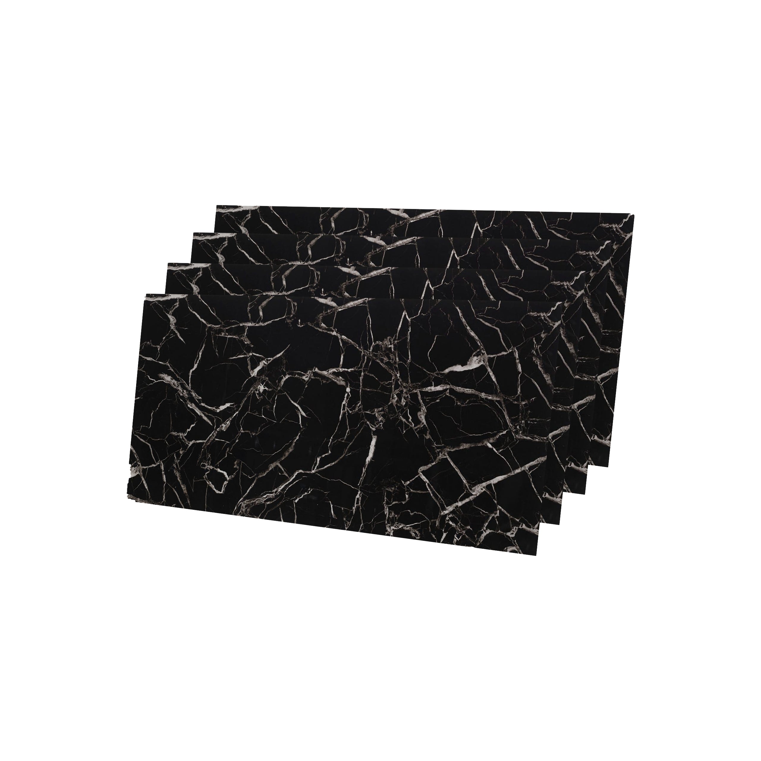 Marmoroptik Alternative zu Badfliese/Küchenfliese Black White 122x244 cm