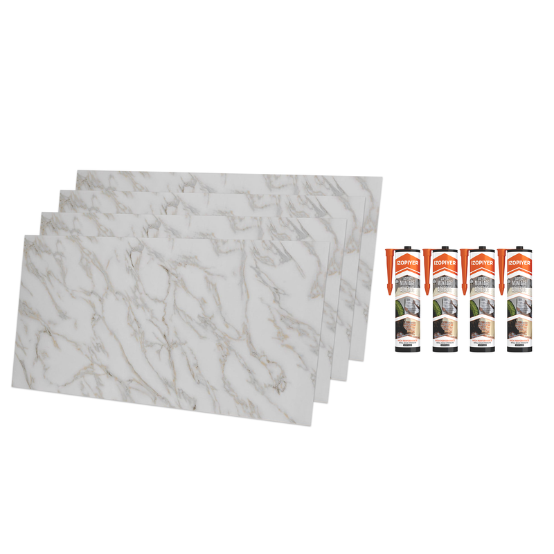 Marble look alternative to bathroom tile/kitchen tile Calacada