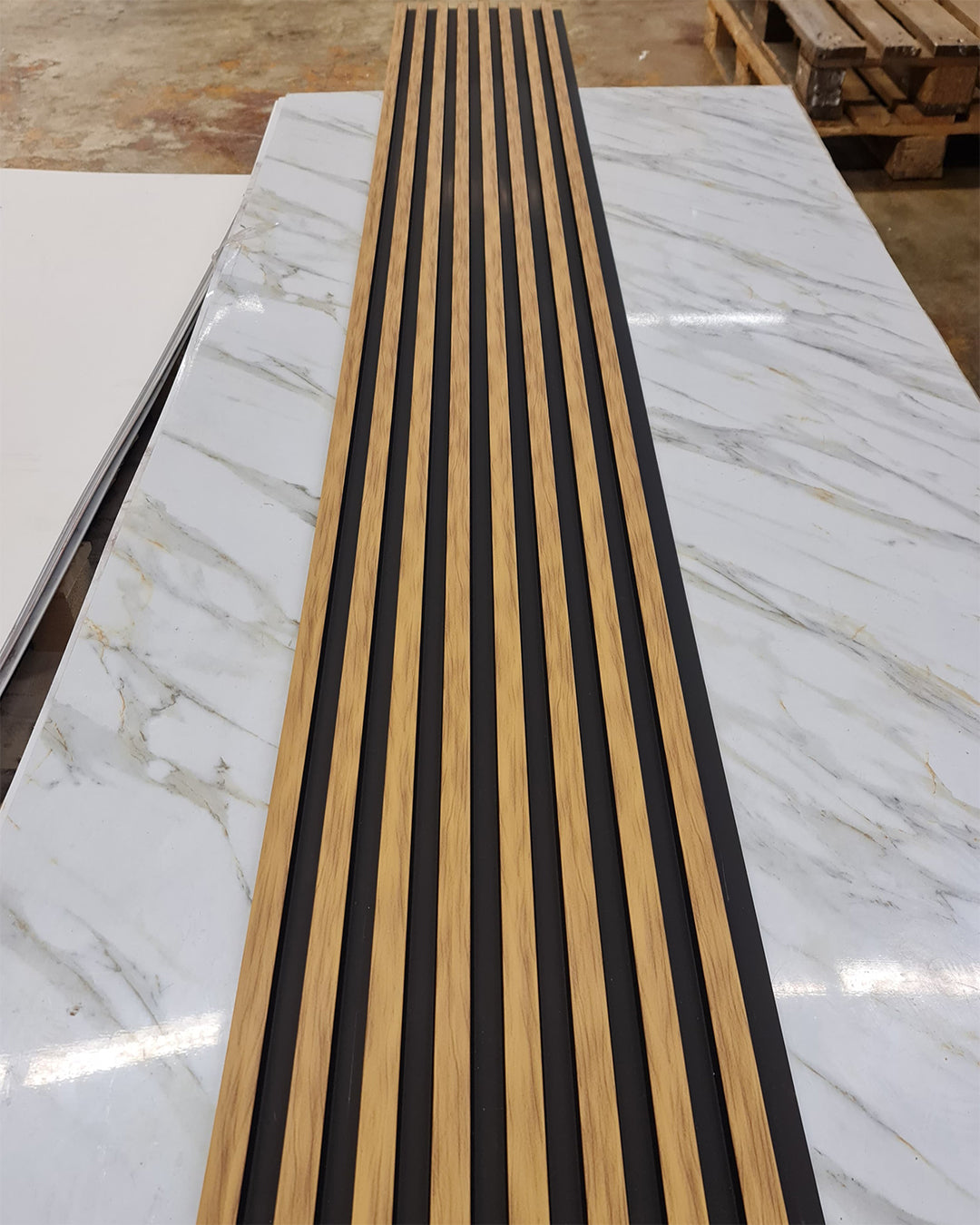 Kastanjehouten PS wandpanelen