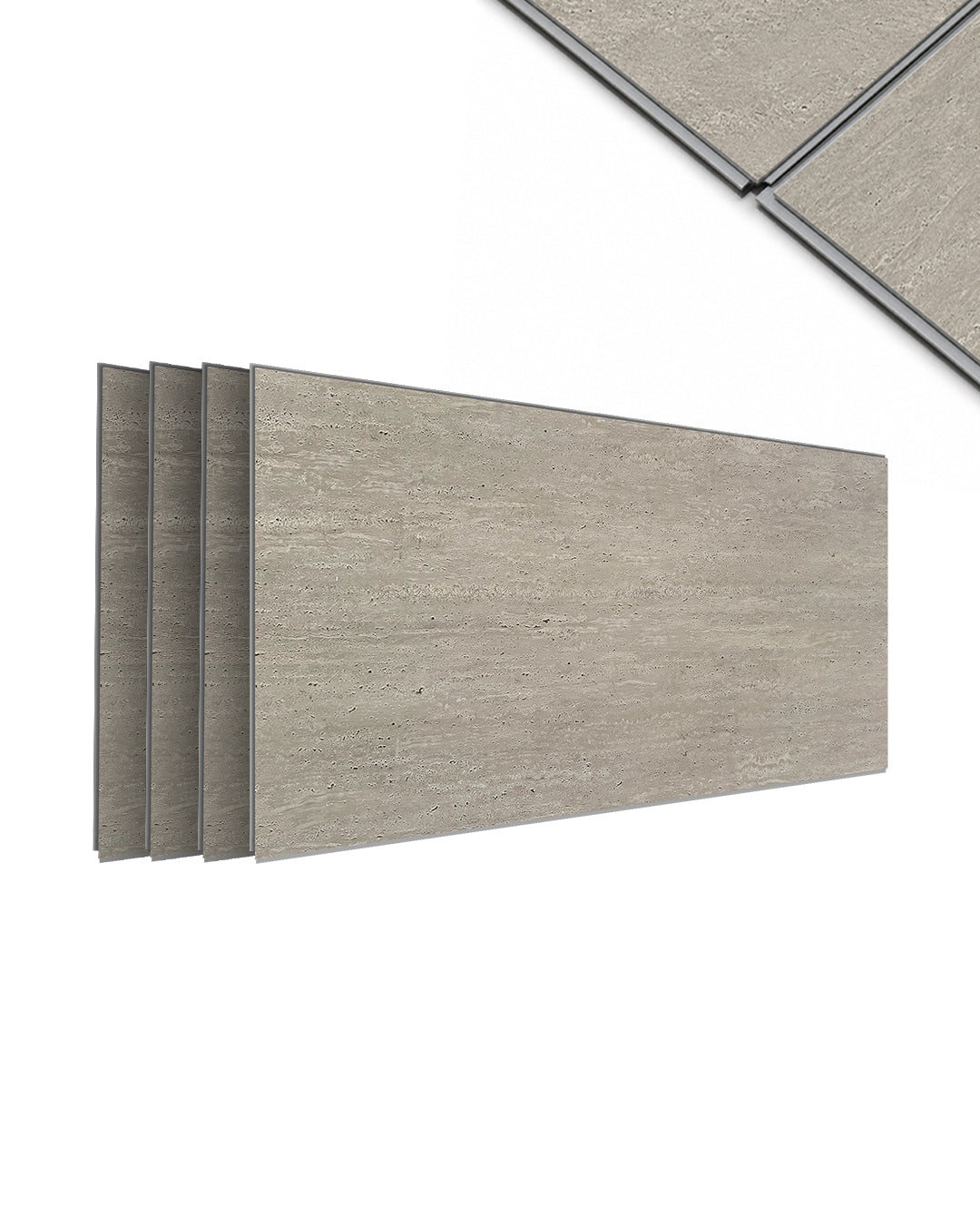 SPC Wandpaneel 60x120 cm | Wasserdichte Wandverkleidung | Desert Silence