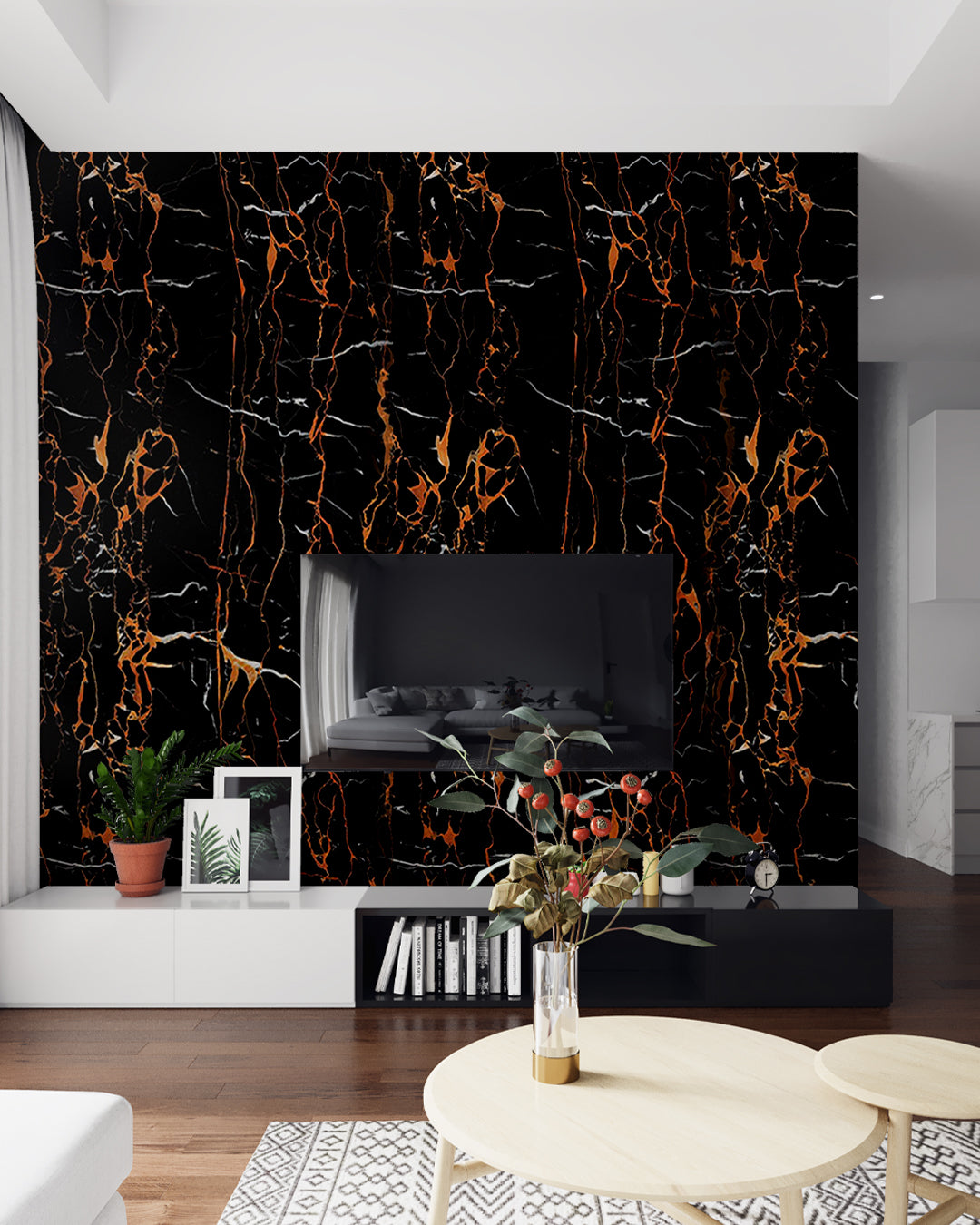 Marmerlook alternatief voor badkamertegels/keukentegels Dragon 122x244 cm 