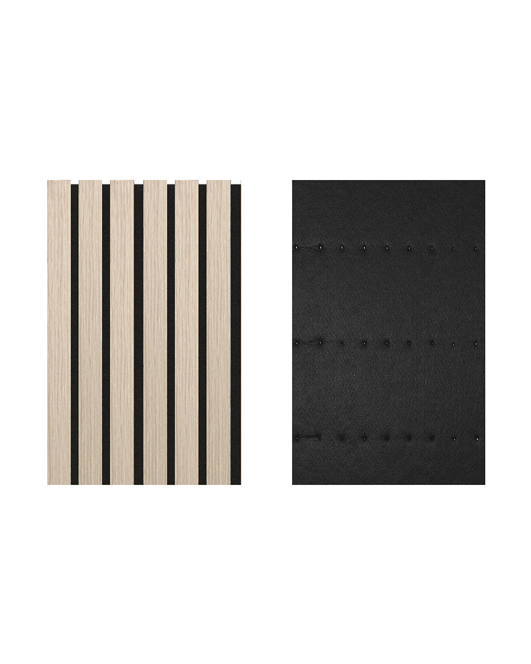 Akoestische wandpanelen van Golden Oak hout