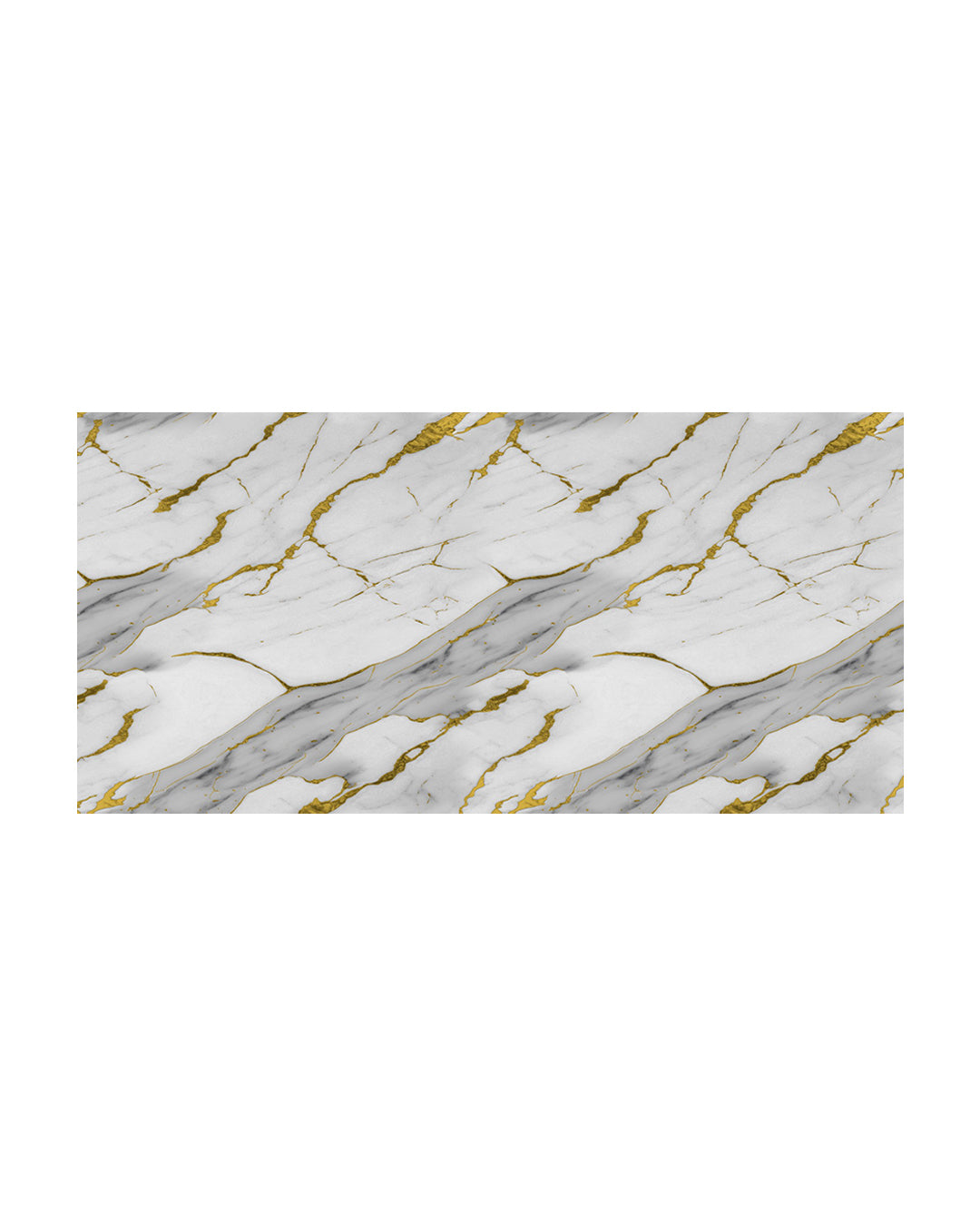 Marmoroptik Alternative zu Badfliese/Küchenfliese Golden Harmony 122x260 cm