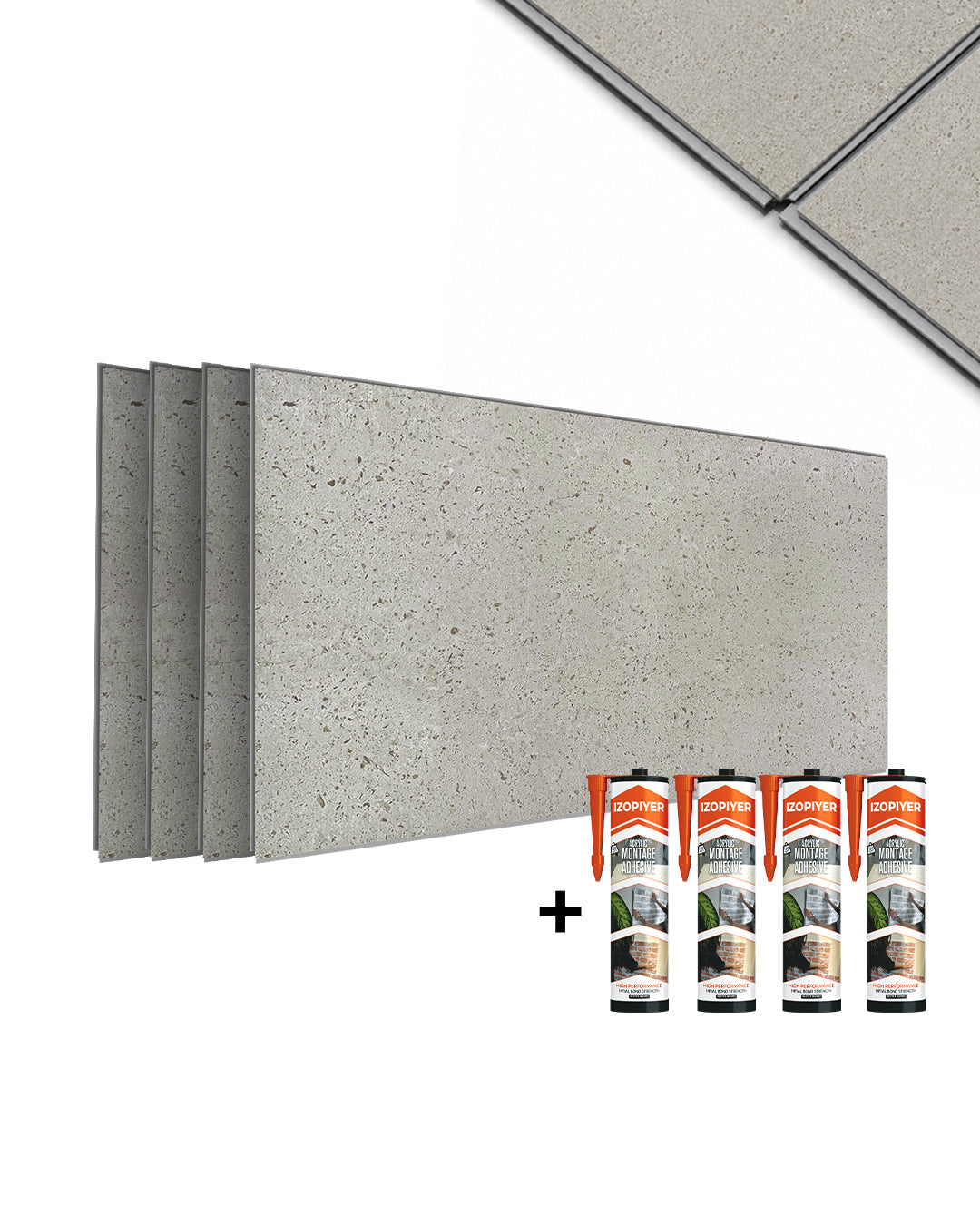 SPC Wandpaneel 60x120 cm | Wasserdichte Wandverkleidung | Infinite Elegance
