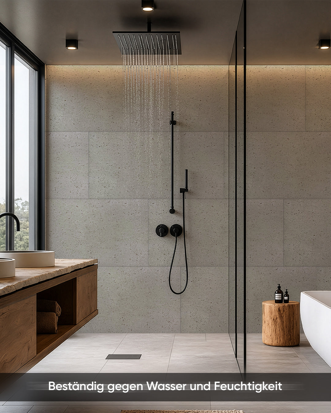 SPC Wandpaneel 60x120 cm | Wasserdichte Wandverkleidung | Infinite Elegance