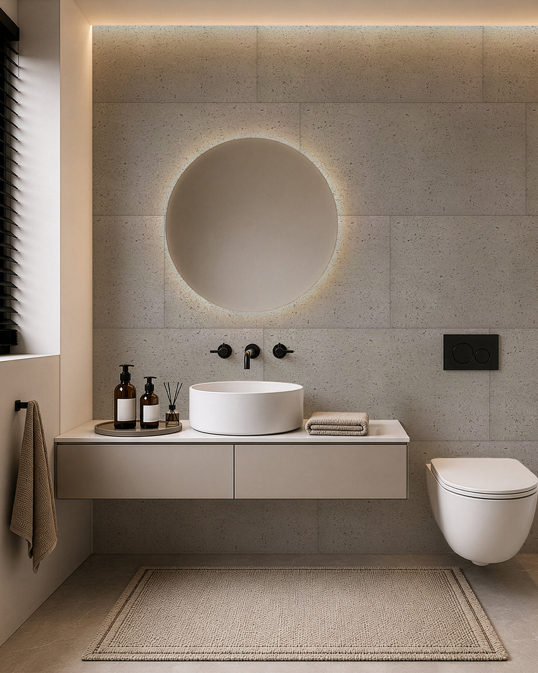 SPC Wandpaneel 60x120 cm | Wasserdichte Wandverkleidung | Infinite Elegance