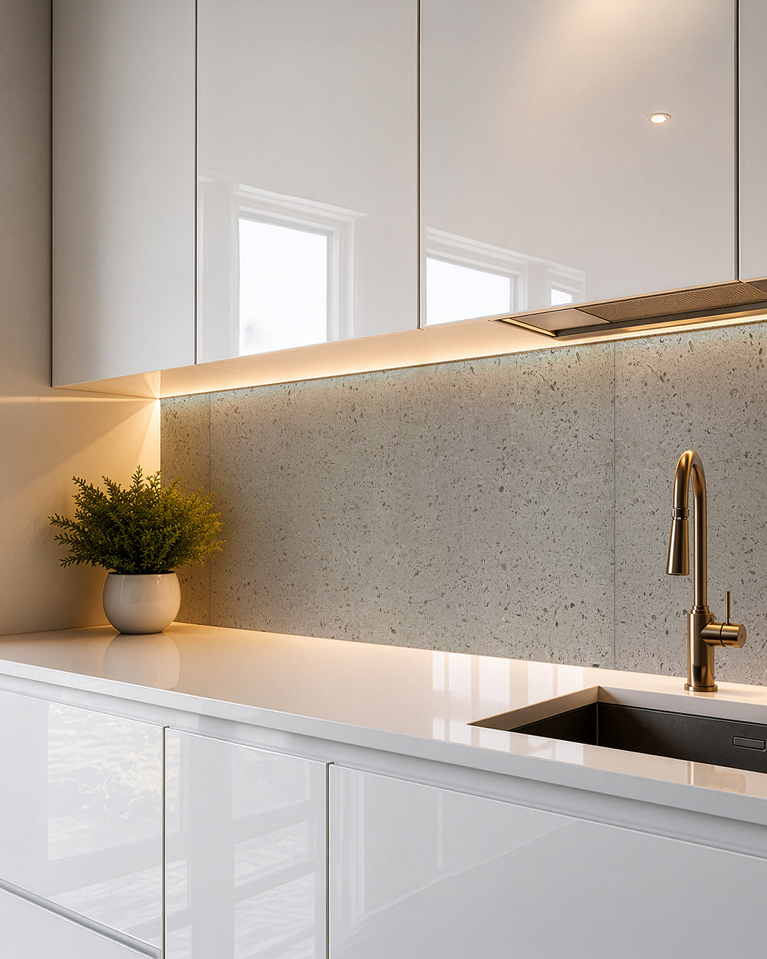SPC Wandpaneel 60x120 cm | Wasserdichte Wandverkleidung | Infinite Elegance