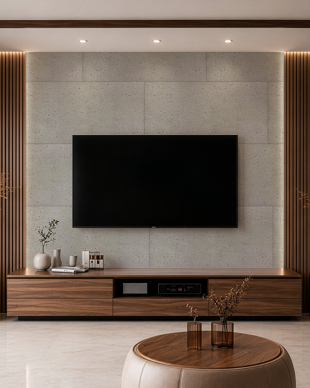 SPC Wandpaneel 60x120 cm | Wasserdichte Wandverkleidung | Infinite Elegance