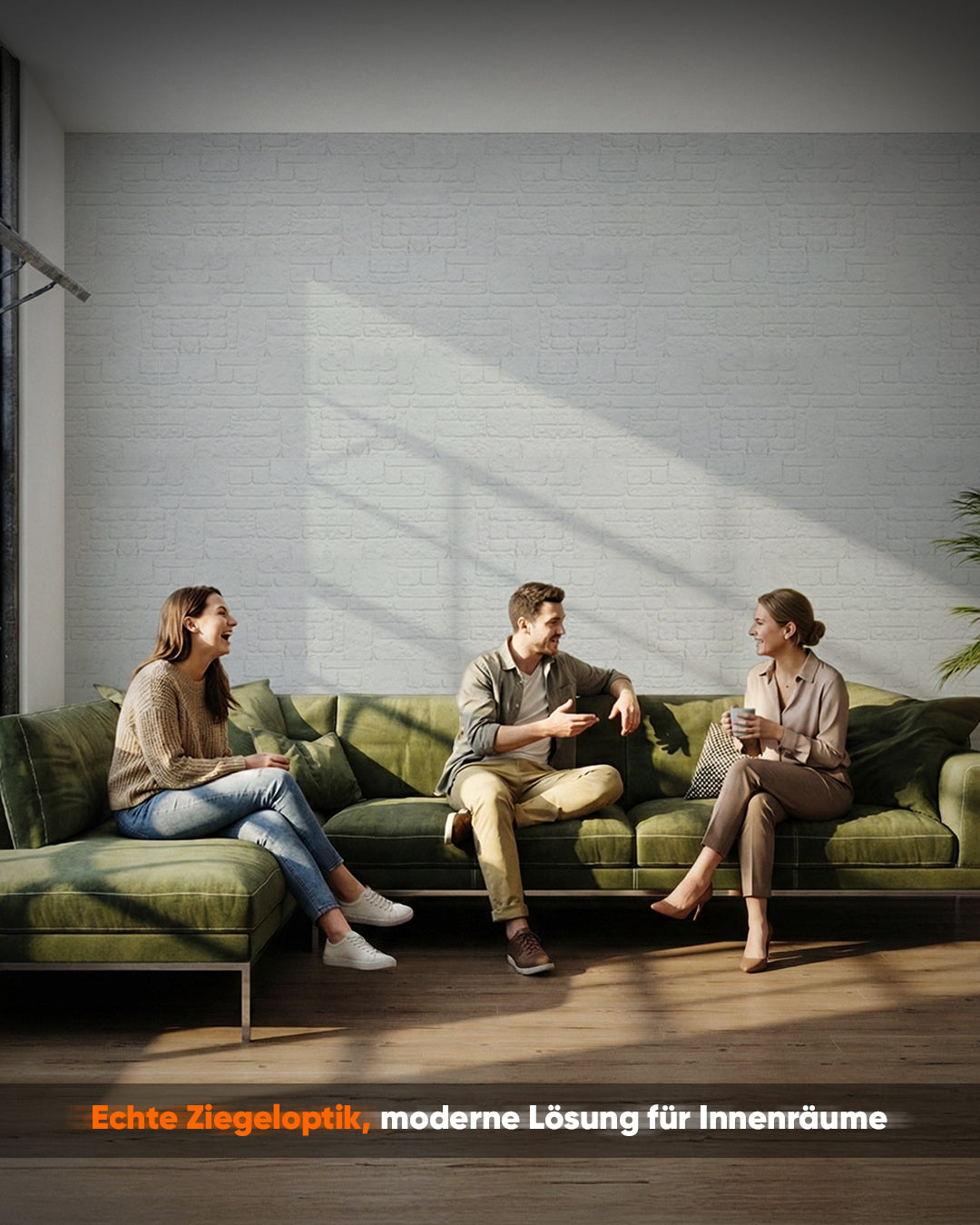 Wandverkleidung Steinoptik 50×100×2 cm | 3D Wandpaneele aus Styropor – White Snow K-1900