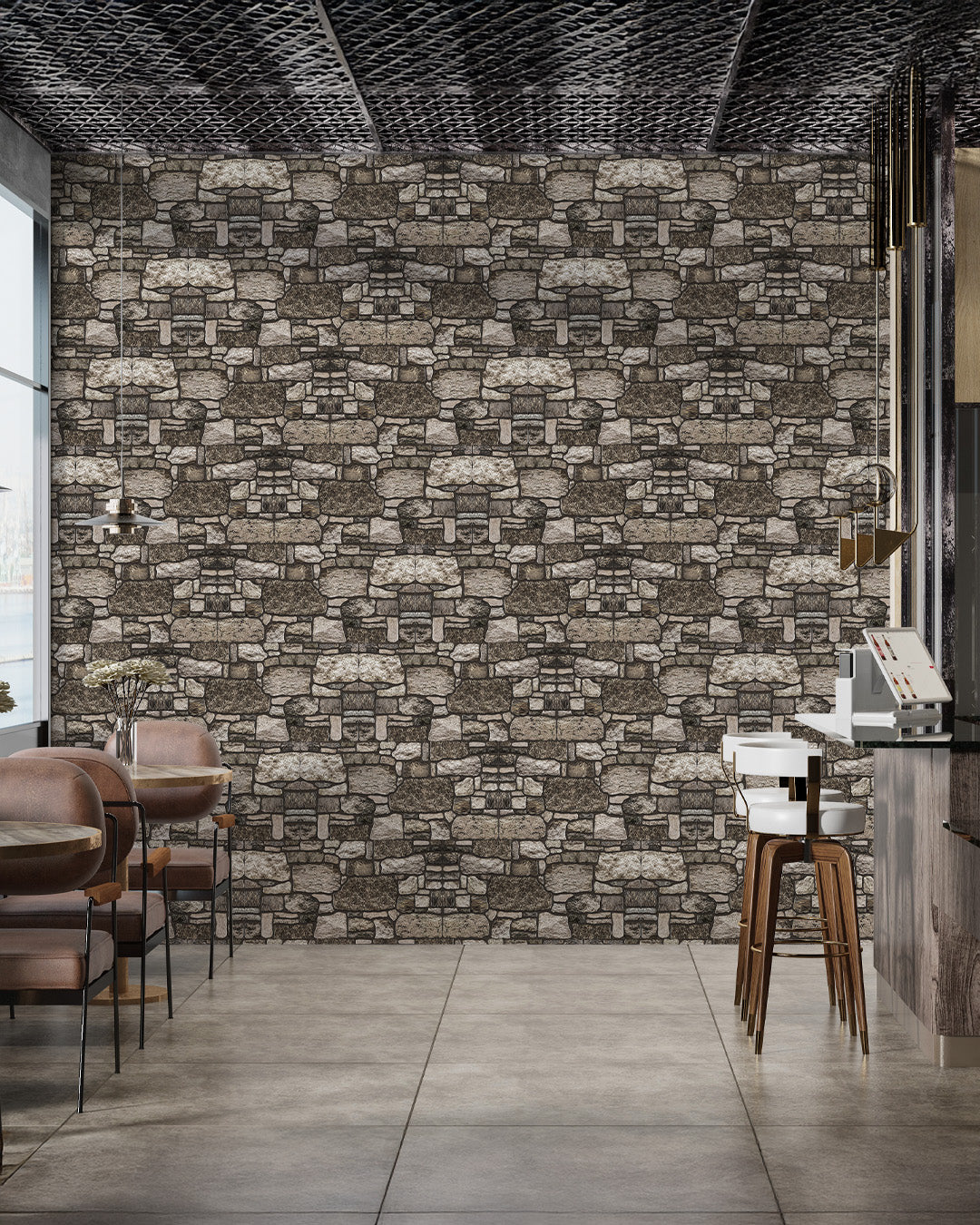 Backyard Item: K-04 Mixed Stone Effect Panel 