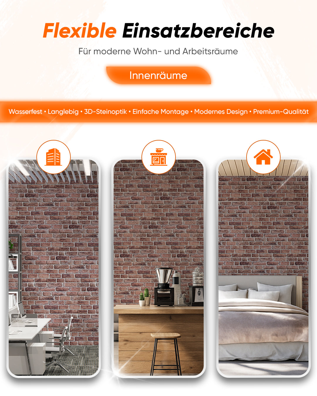 Honey coffee Item: L-1919 3D Lycia stone wall covering 