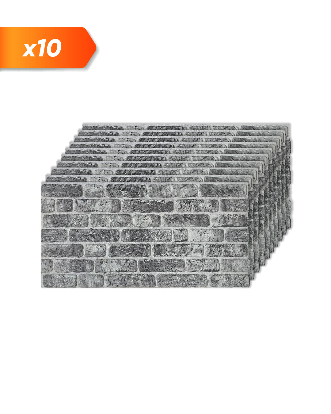 Wandverkleidung Steinoptik, 3D Wandpaneele aus Styropor, 10 Stück, realistische Steinoberfläche.
