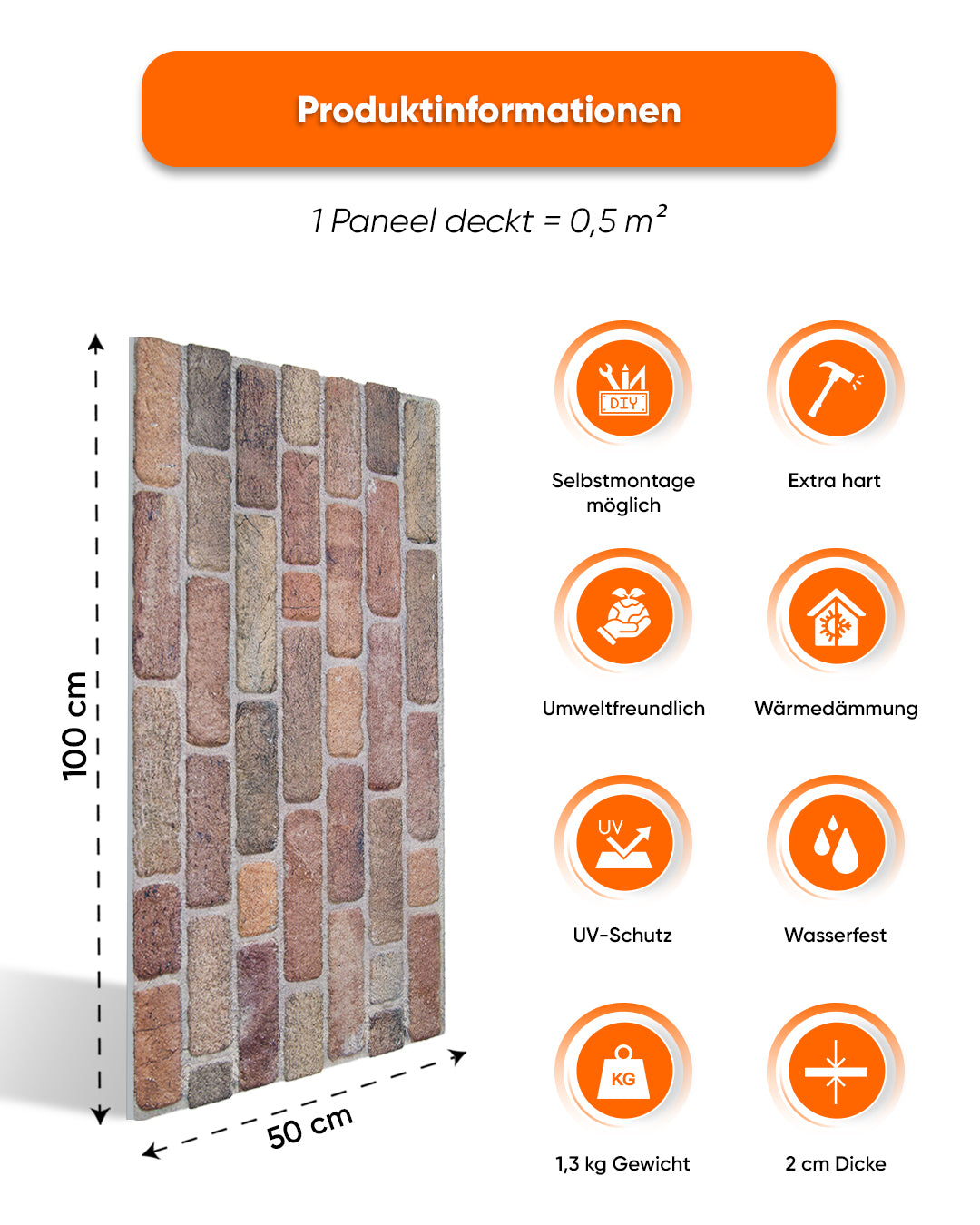 Cross Town L-1713 – Wandverkleidung Steinoptik | 3D Wandpaneele aus Styropor