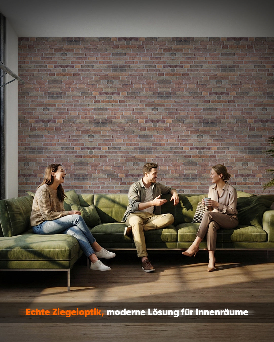 Wandverkleidung Steinoptik 50×100×2 cm | 3D Wandpaneele aus Styropor - Cross Town L-1713