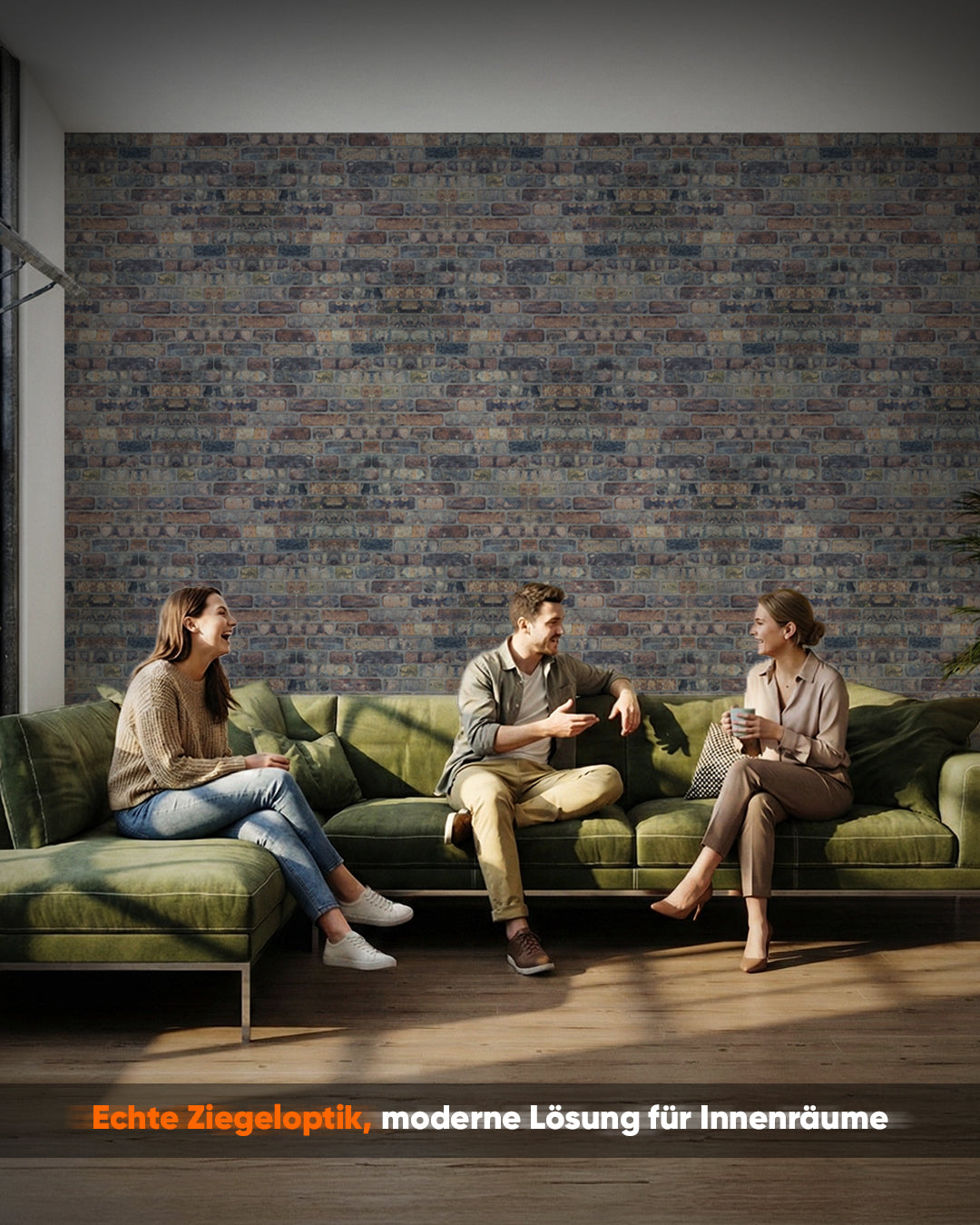 Wandverkleidung Steinoptik 50×100×2 cm | 3D Wandpaneele aus Styropor - Old Road L-1806