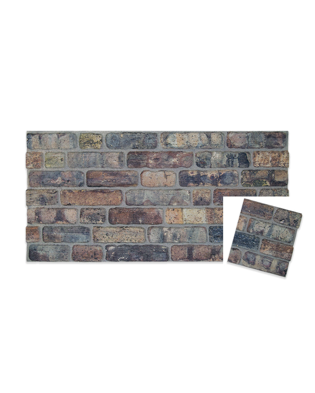 Wandverkleidung Steinoptik 50×100×2 cm | 3D Wandpaneele aus Styropor - Old Road L-1806