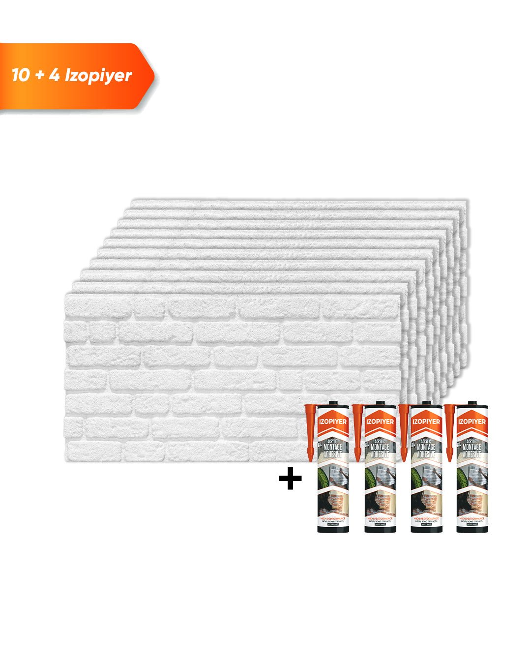 White Snow L-1900 – Wandverkleidung Steinoptik | 3D Wandpaneele aus Styropor