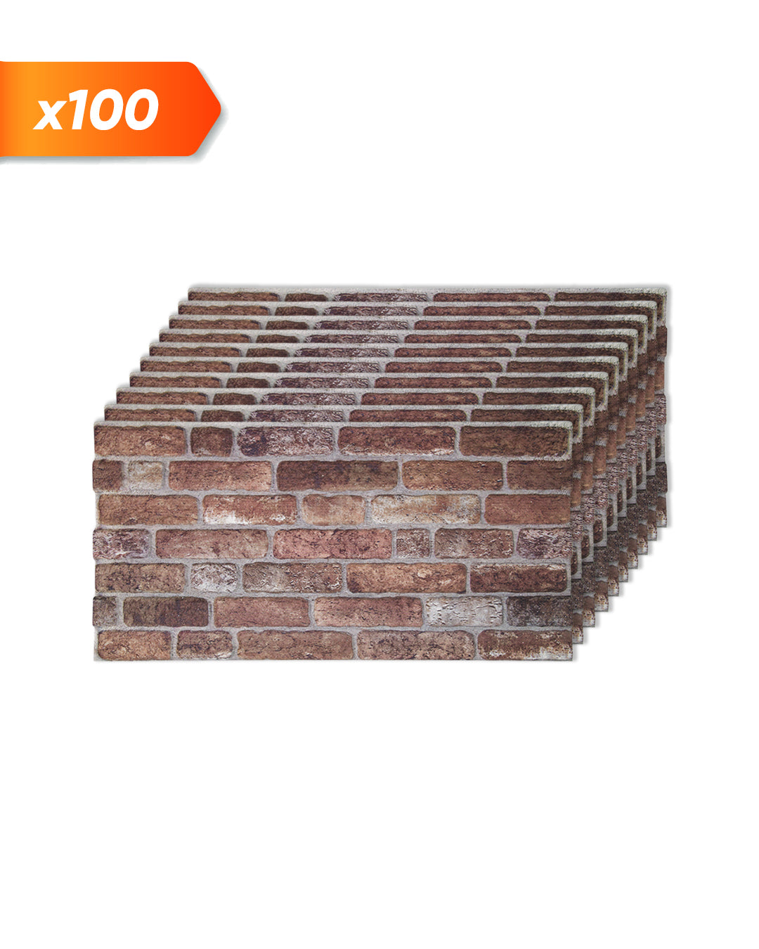 Wandverkleidung Steinoptik 50×100×2 cm | 3D Wandpaneele aus Styropor - Old Castle L-1907