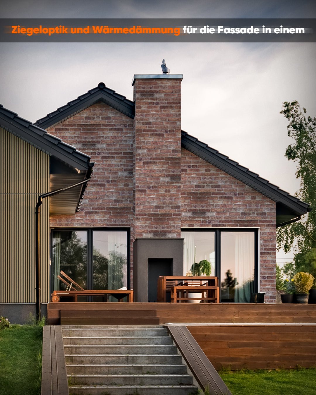 Wandverkleidung Steinoptik 50×100×2 cm | 3D Wandpaneele aus Styropor - Old Castle L-1907