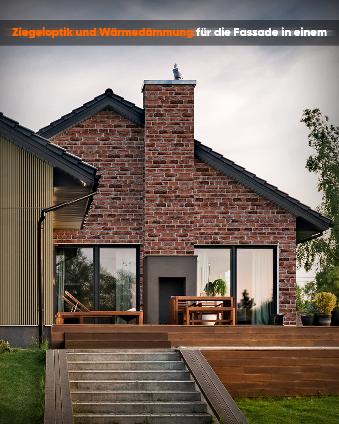 Wandverkleidung Steinoptik 50×100×2 cm | 3D Wandpaneele aus Styropor - Honey Coffee L-1919