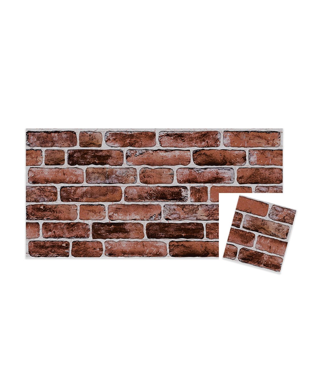 Wandverkleidung Steinoptik 50×100×2 cm | 3D Wandpaneele aus Styropor - Honey Coffee L-1919