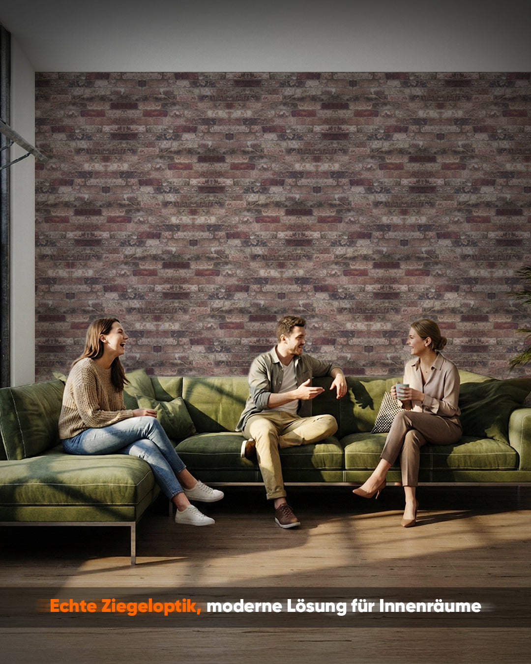 Wandverkleidung Steinoptik 50×100×2 cm | 3D Wandpaneele aus Styropor - Sandsturm L-1924